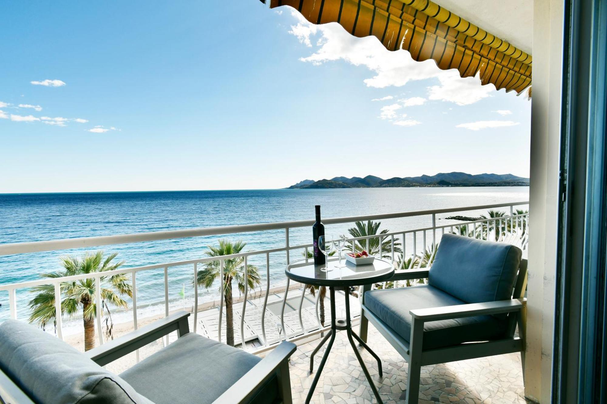 Plage Du Midi- Vue Sur Mer Standing Presta Cannes Exteriör bild
